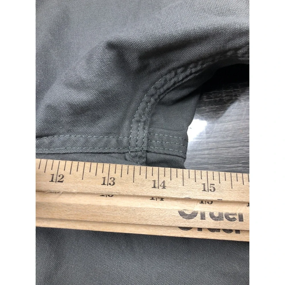 Carhartt Original Fit Shorts Mens 40x10 Gray Canvas Utility Workwear Rugged B147